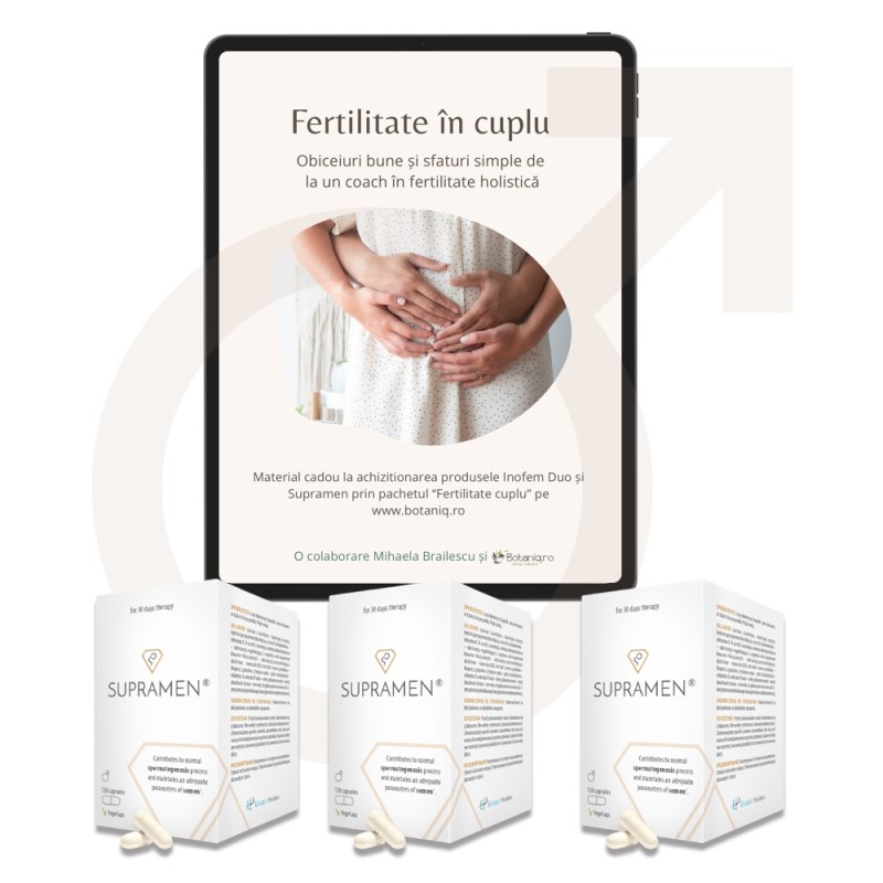Pachet Fertility Start pentru EL 3 luni (3 x Supramen 120 capsule), Establo