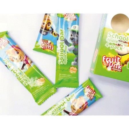 Baton din fructe cu mar - Paw Patrol, vegan, fara zahar (4x20 grame), Fruitfunk