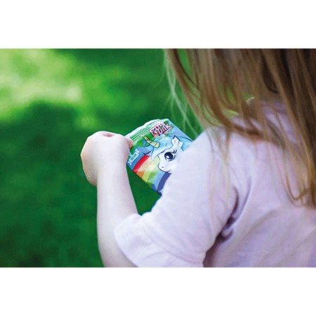 Fulgi fructe cu capsuni - Unicorn, vegan, fara zahar (16 grame), Fruitfunk