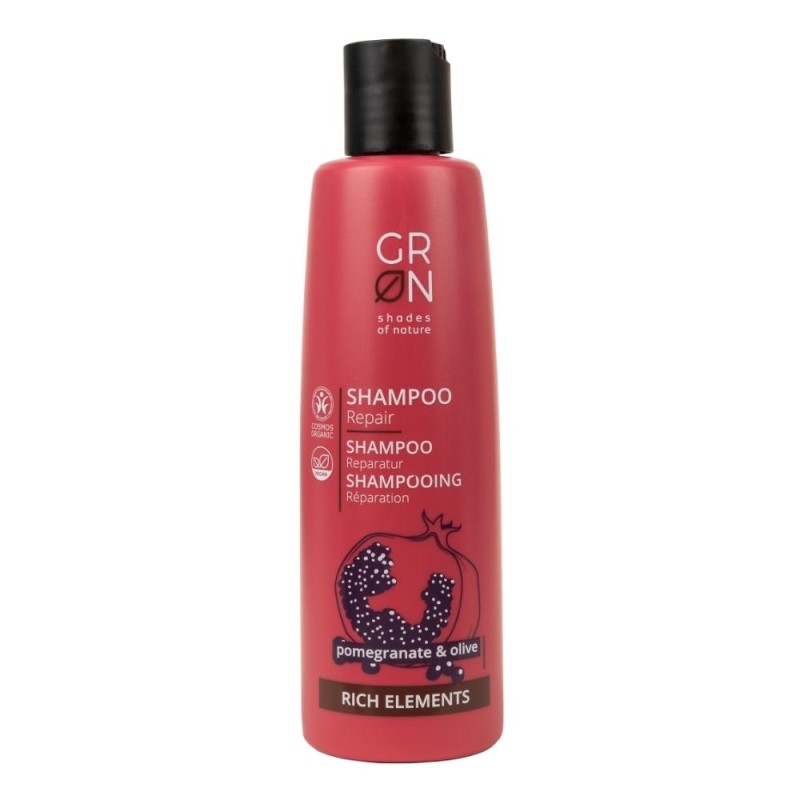 Sampon reparator Bio Organic Rich Elements cu masline si rodie (250ml), GRN Shades of Nature