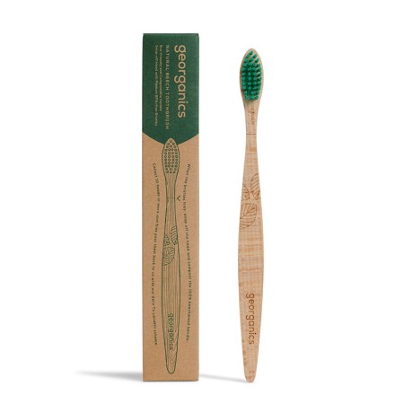 Periuta de dinti din lemn de fag Medium, Georganics
