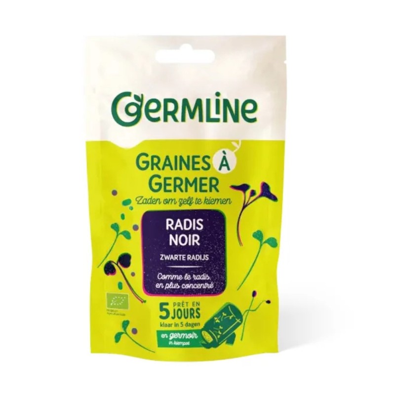 Ridiche neagra pentru germinat eco (150 grame), Germline