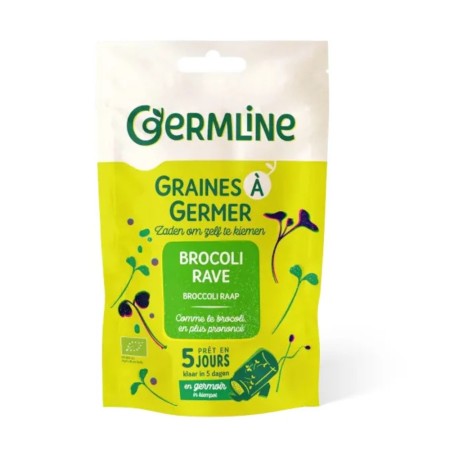Seminte de Broccoli Rabe pentru germinat eco (150 grame), Germline