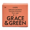 Panty liners (24 buc) din bambus organic, Grace and Green