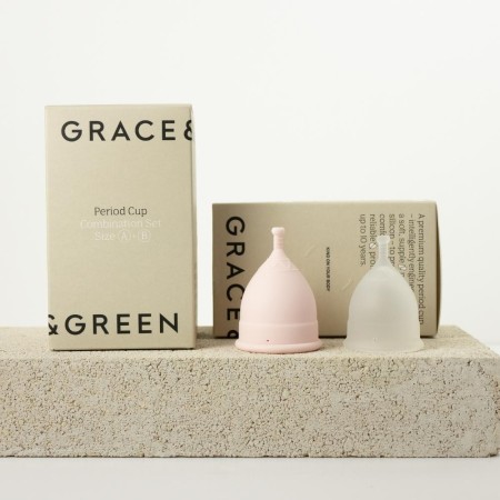 Pachet 2 cupe menstruale marime A si B, Grace and Green