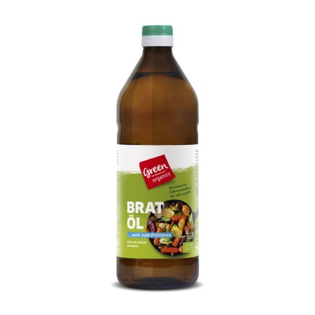 Ulei pentru prajit de floarea soarelui eco (750 ml), GreenOrganics
