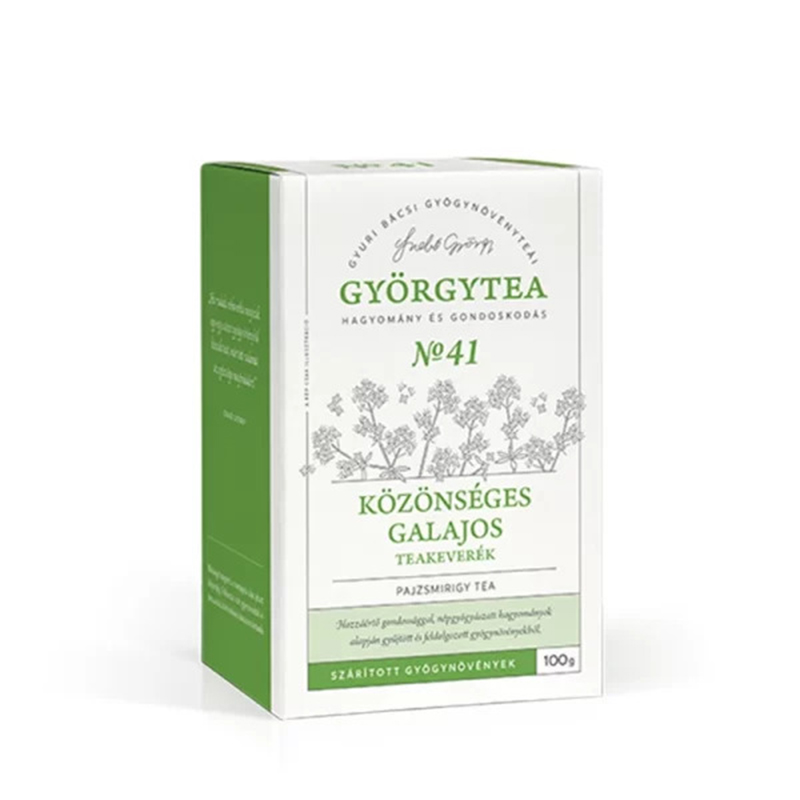 No.41 Amestec de ceai cu sanziana alba - ceai pentru glanda tiroida (100 g), Gyorgytea