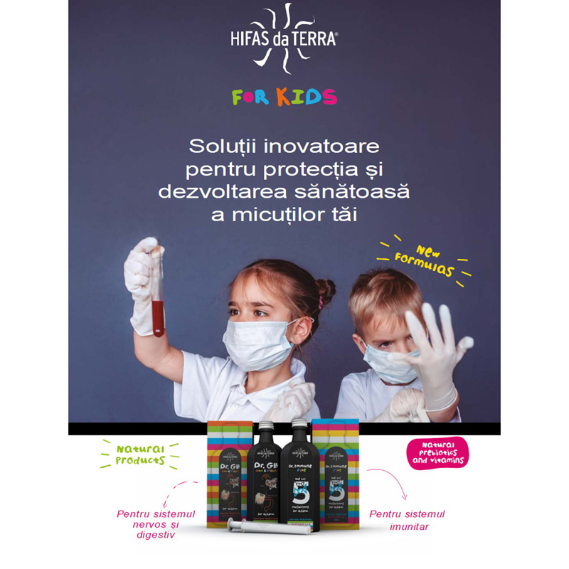Dr. GB Sirop copii pentru echilibrul intestinal si psihoemotional (250 ml), Hifas da Terra Spania