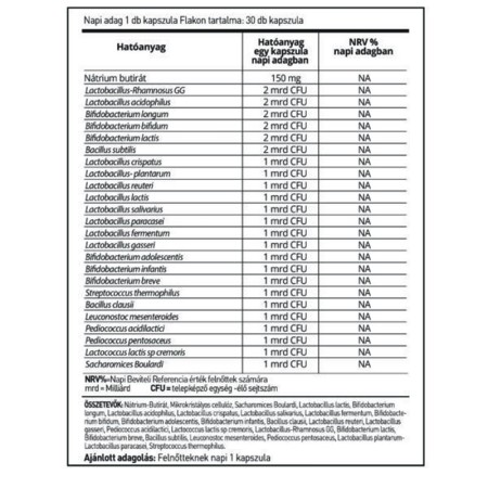 MikroBiom24 - supliment alimentar, capsule cu flora vie (30 capsule), Hymato