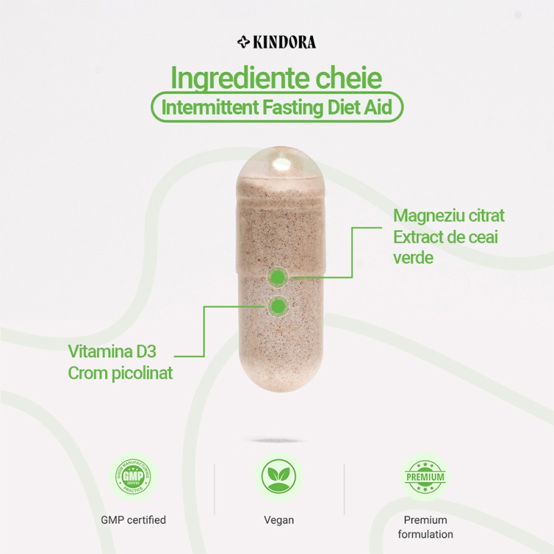 Intermittent Fasting Diet Aid, Kindora (60 capsule)