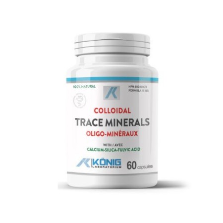 Minerale trasoare coloidale organice cu acid fulvic (60 capsule), Konig Laboratorium