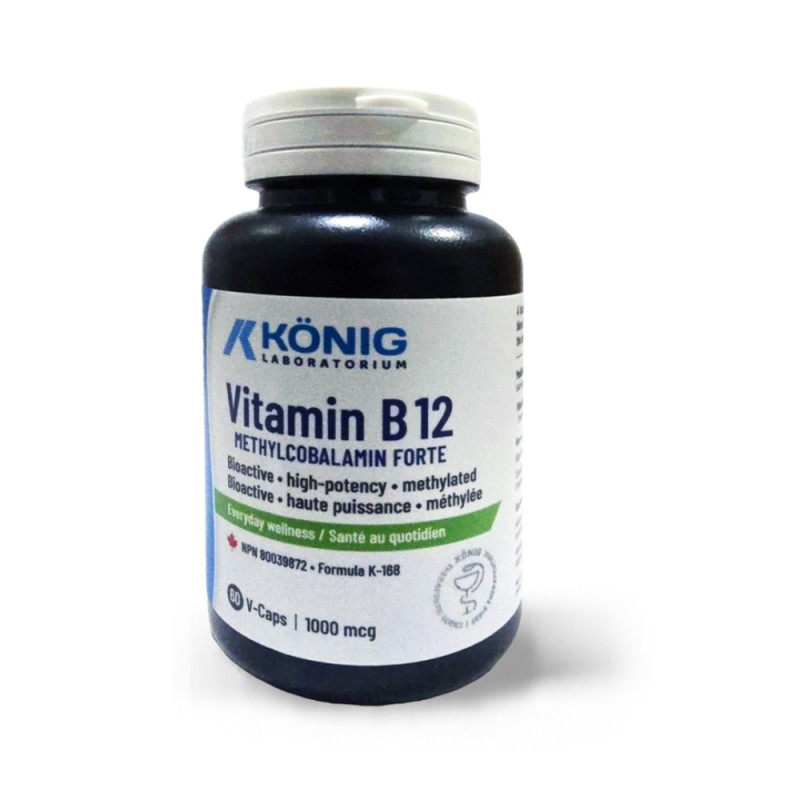 Vitamina B12 Metilcobalamina Forte 1000 mcg (60 capsule), Konig Laboratorium