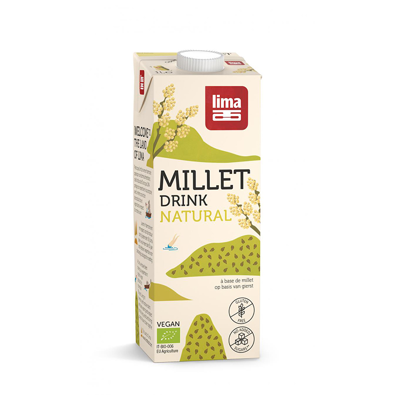 Bautura vegetala din mei eco (1 litru), Lima