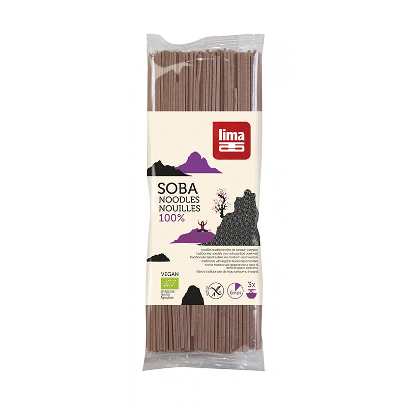 Taitei japonezi Soba 100% eco (200 grame), Lima