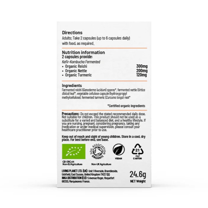 Organic Fermented Aller-Plex (60 capsule), Living Nutrition