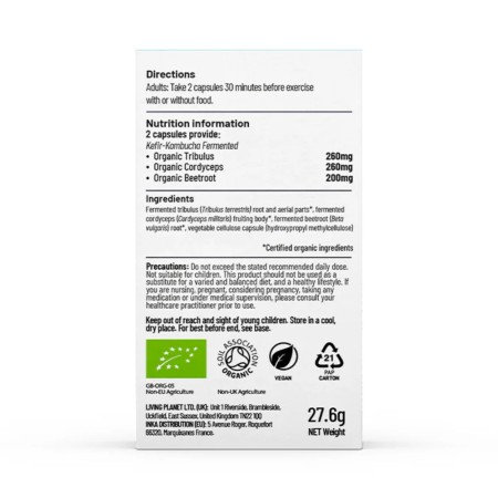 Organic Fermented NitroX (60 capsule), Living Nutrition