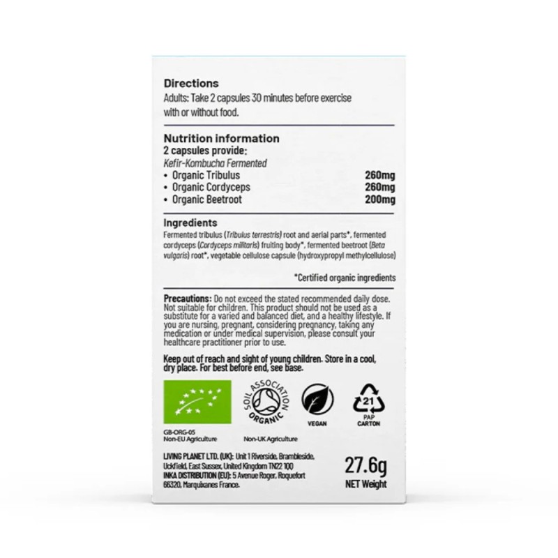 Organic Fermented NitroX (60 capsule), Living Nutrition