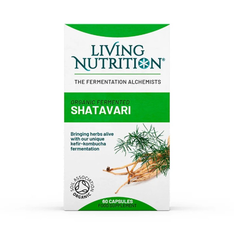 Organic Fermented Shatavari (60 capsule), Living Nutrition