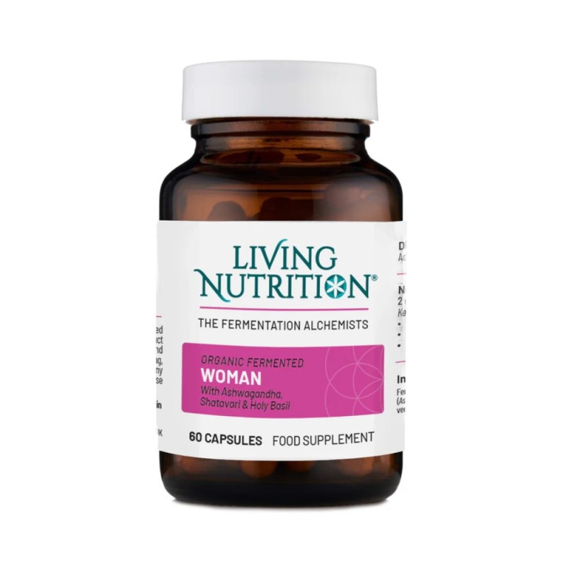 Organic Fermented Woman (60 capsule), Living Nutrition