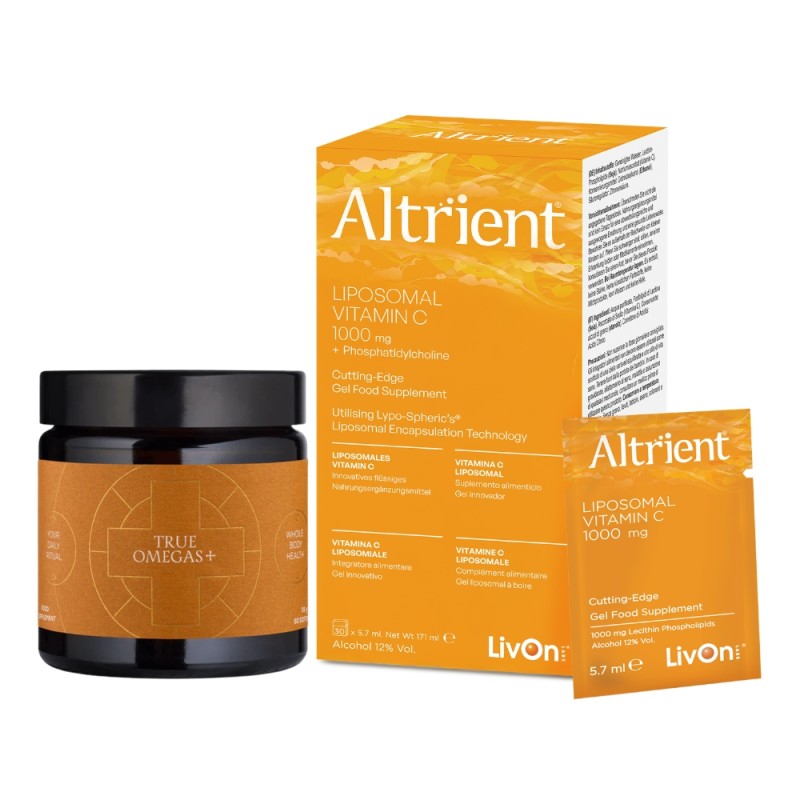 Pachet 1 x Altrient C, LivOn Labs + 1 x True Omega Ancient and Brave