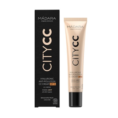 City CC Crema SPF15 anti-poluare Light Beige (40 ml), Madara