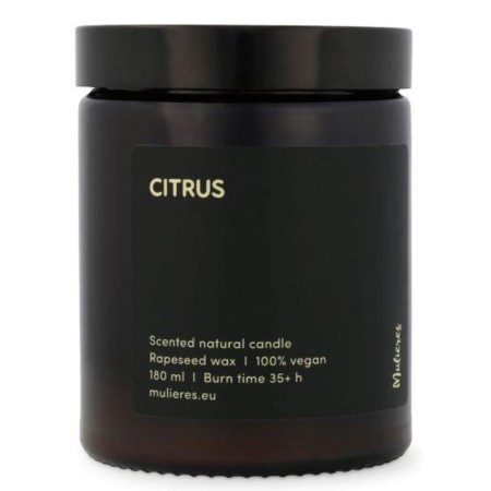 Lumanare naturala Citrus (180ml), Mulieres