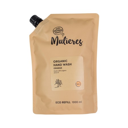 Refill Sapun lichid 100% ingrediente naturale Orange (1000 ml), Mulieres
