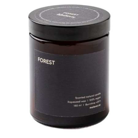 Lumânare naturală Nordic Forest (180ml), Mulieres
