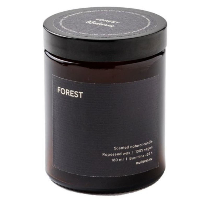 Lumânare naturală Nordic Forest (180ml), Mulieres