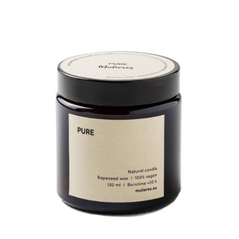 Lumânare naturală fără miros (120ml), Mulieres