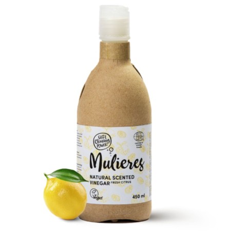 Oțet pentru curățare cu parfum natural de citrice (450ml), Mulieres