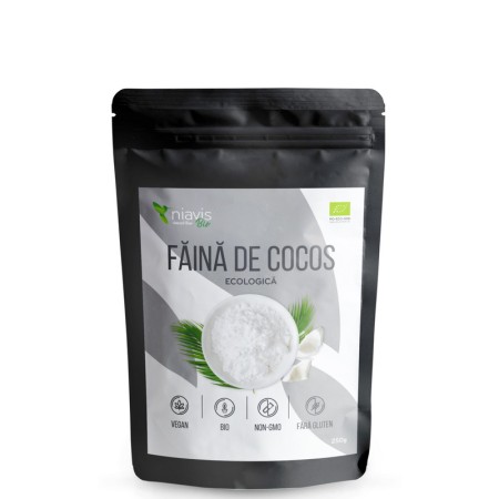Faina de cocos organica/BIO (250 grame), Niavis
