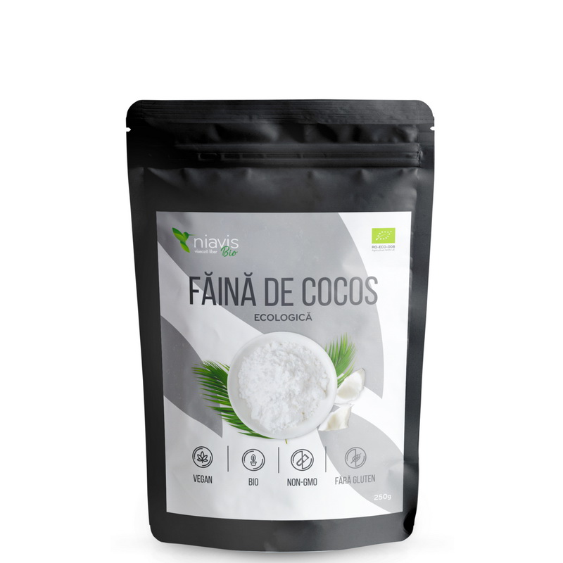 Faina de cocos organica/BIO (250 grame), Niavis