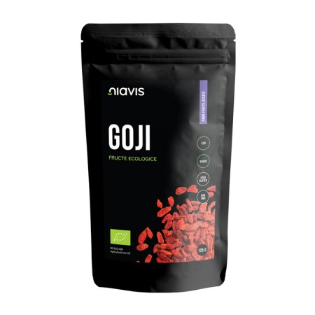 Fructe de goji ecologice/BIO (125 grame), Niavis