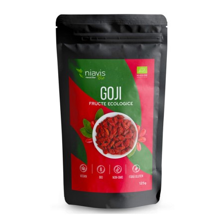 Fructe de goji ecologice/BIO (125 grame), Niavis