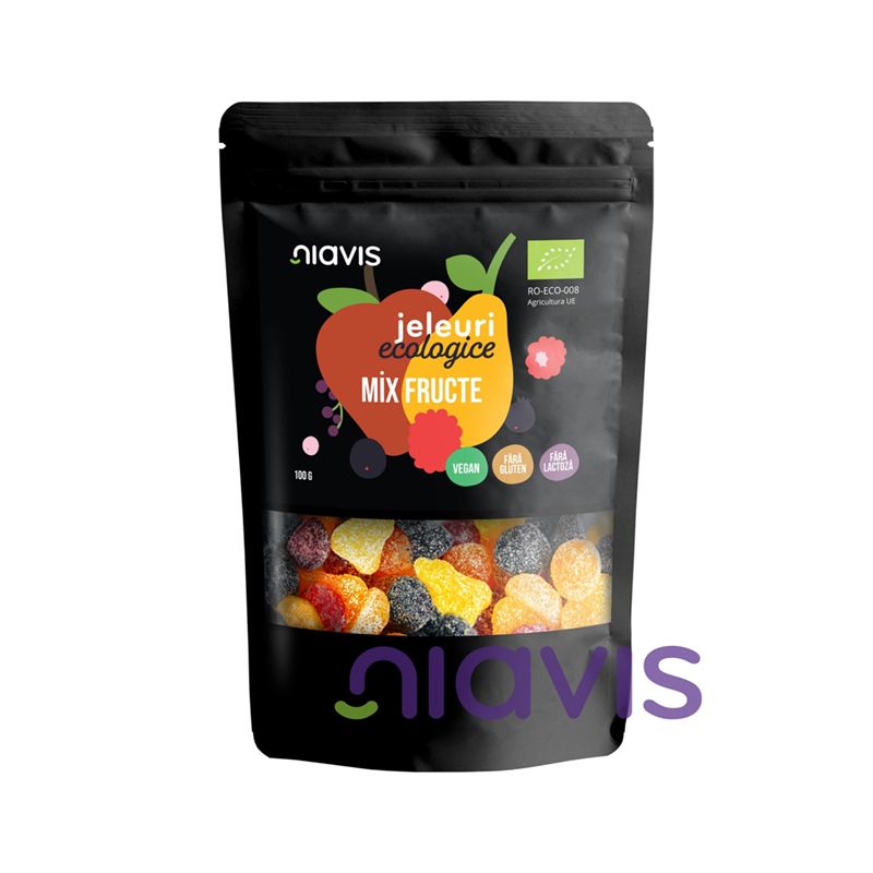 Jeleuri ecologice "Mix Fructe" (100 grame), Niavis