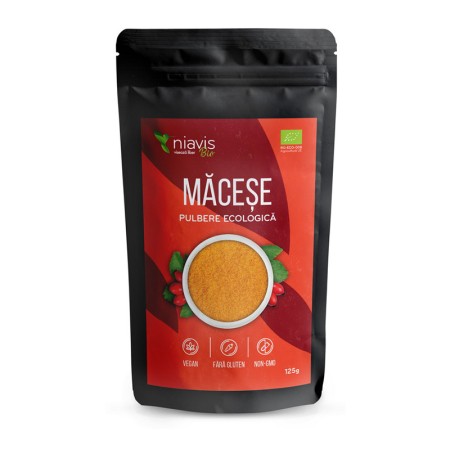 Macese pulbere ecologica/BIO (125 grame), Niavis