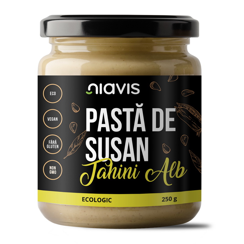 Pasta de susan (Tahini Alb) ecologica/BIO (250 grame), Niavis