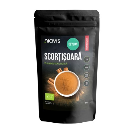 Scortisoara Ceylon pulbere ecologica/BIO (30 grame), Niavis