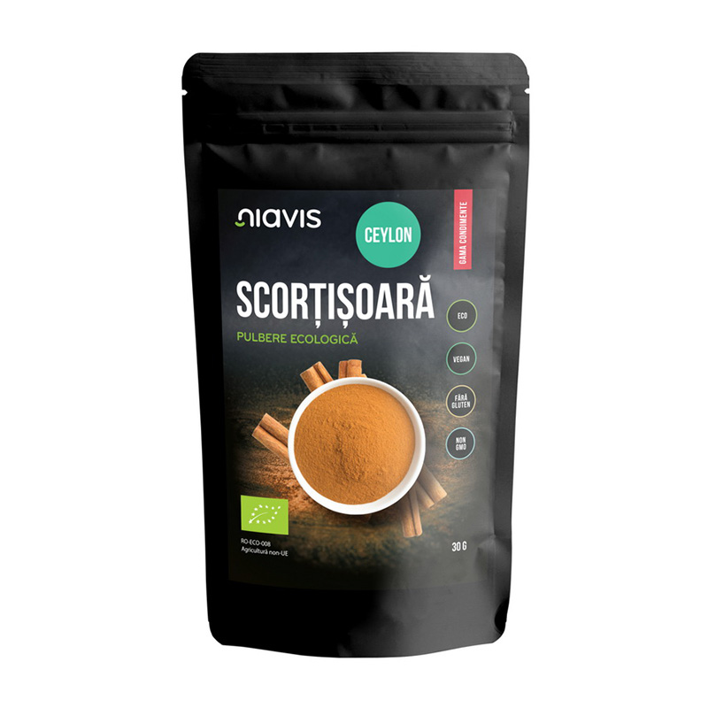 Scortisoara Ceylon pulbere ecologica/BIO (30 grame), Niavis