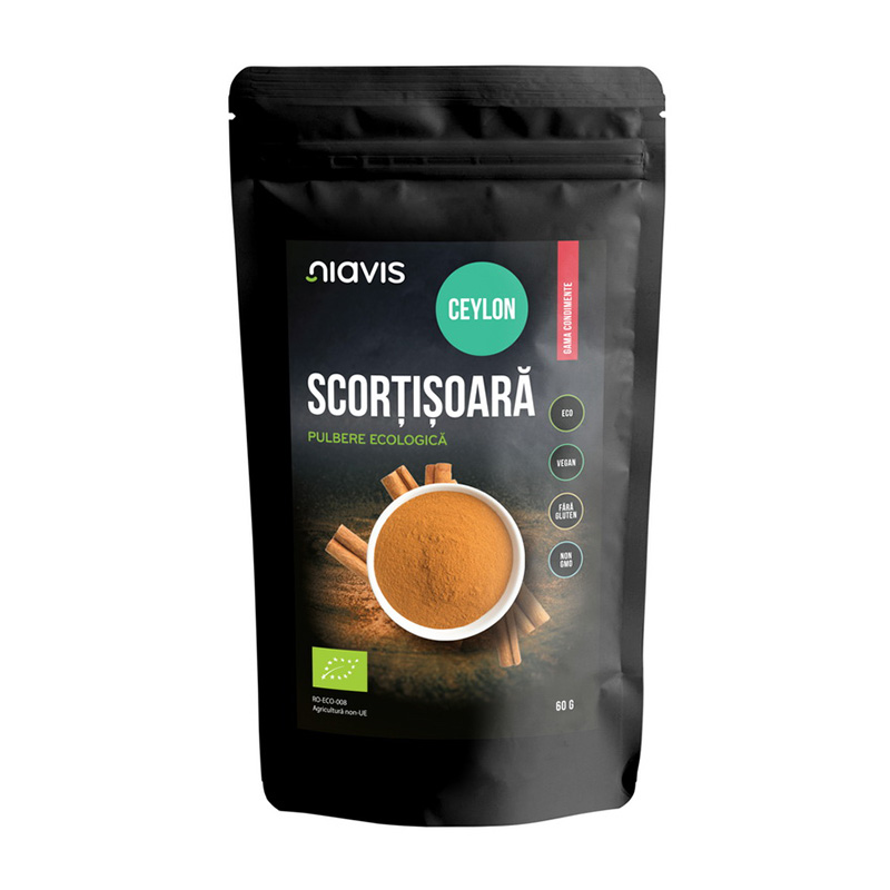 Scortisoara Ceylon pulbere ecologica/BIO (60 grame), Niavis