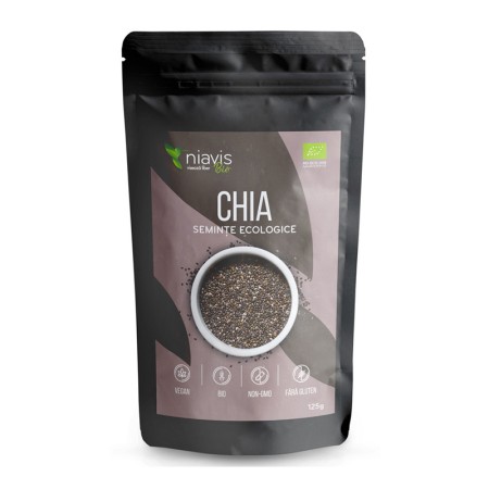 Seminte de Chia ecologice/BIO (125 grame), Niavis