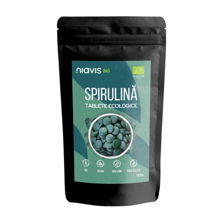Spirulina tablete ecologice/BIO (125 grame), Niavis