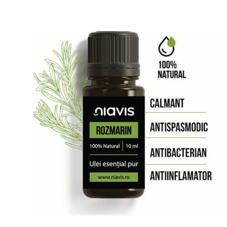 Ulei esential de rozmarin (10 ml), Niavis