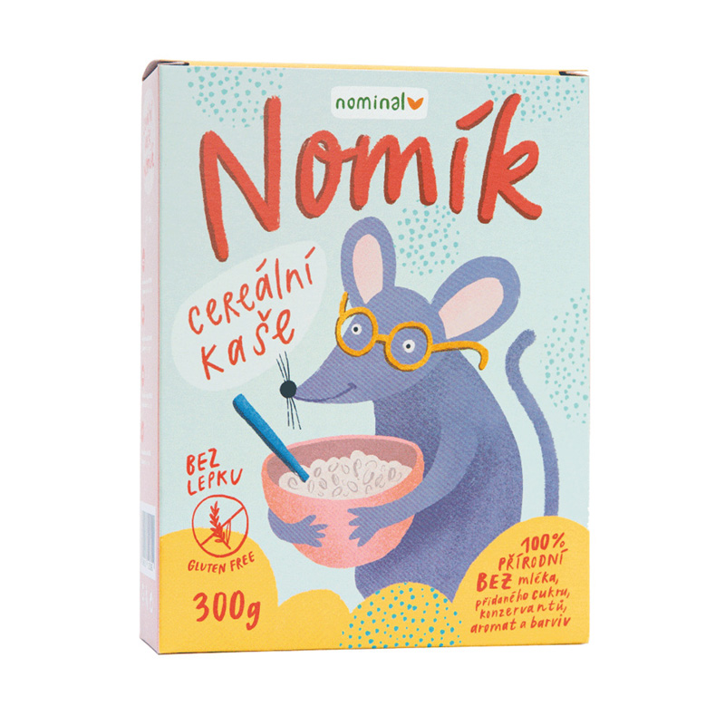 Porridge Nomik fara gluten (300 grame), Nominal