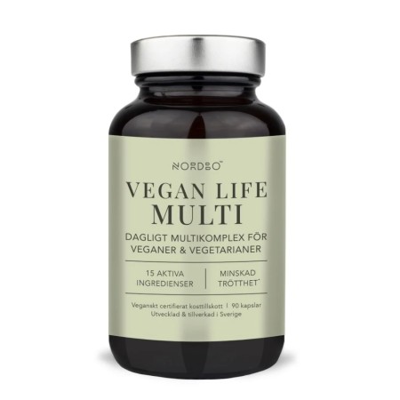 Vegan Life - Multi Vitamine & Minerale (90 capsule), Nordbo