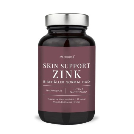 Zinc Skin Support (90 capsule), Nordbo