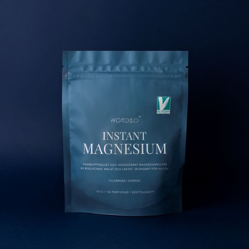 Instant Magneziu Vegan (150 grame), Nordbo