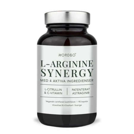 L-Arginine Synergy (90 capsule), Nordbo