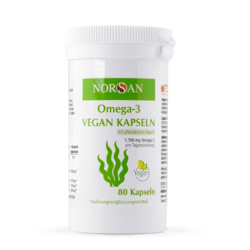 Omega 3 Vegan (80 capsule), Norsan